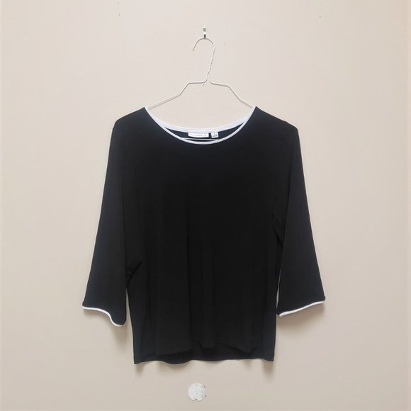 Susan Graver Long Sleeve Shirt - Picture 1 of 3